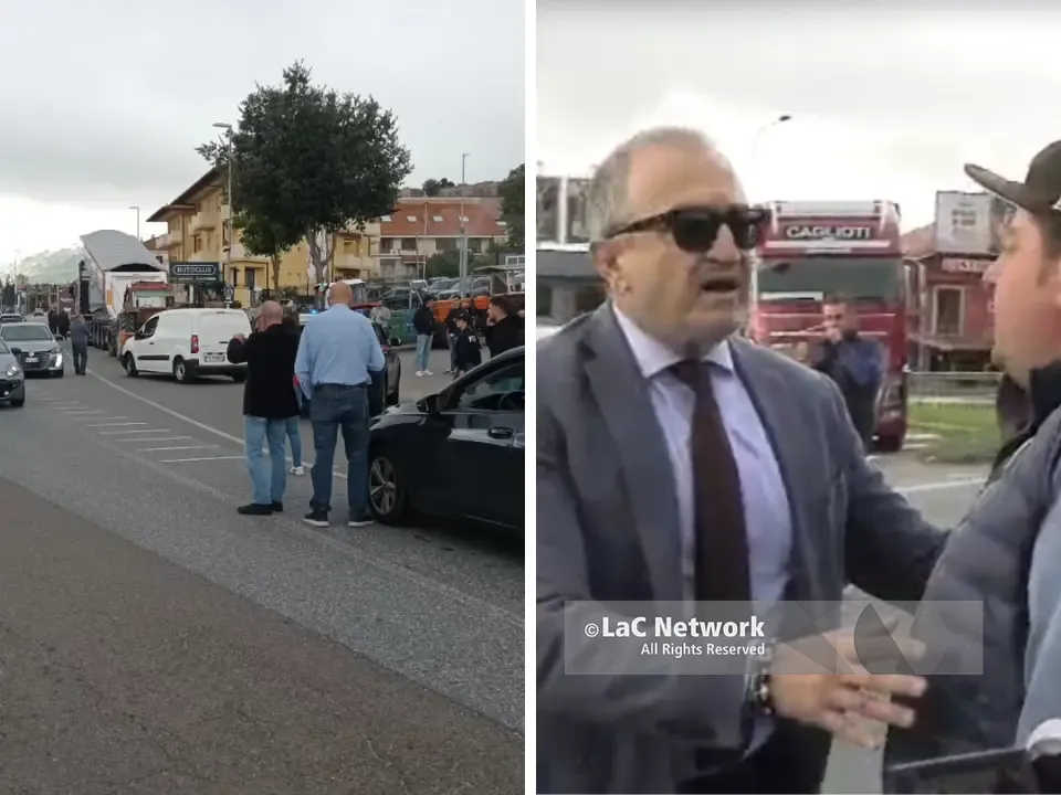 Sant'Onofrio, alta tensione al presidio di protesta: arriva il questore di Vibo e fa rimuovere i blocchi allo svincolo. Il VIDEO del confronto con i manifestanti