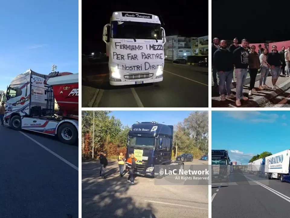 Carburanti, la protesta in Calabria continua: a rischio le consegne di cibo e i salari. «Andremo con i Tir a Roma»