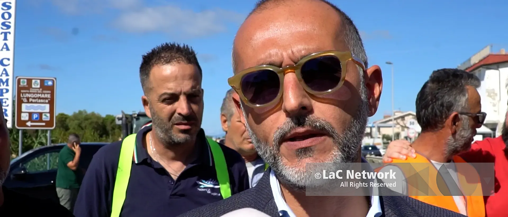 Protesta sulla SS18 a Santa Maria del Cedro, Antonio De Caprio al fianco dei lavoratori. «Essere qui è un dovere»\n