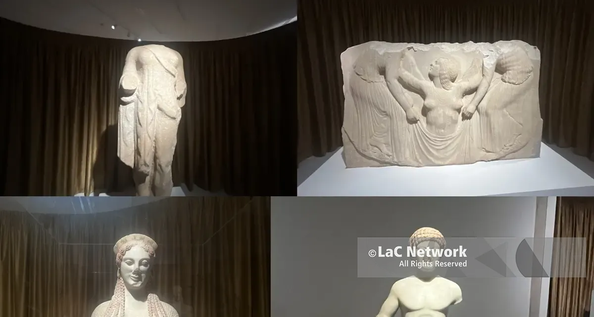<p>La nascita di Afrodite dalle acque di Cipro, l’incontro tra il Kouros di Reggio e la Kore di Atene: a Reggio in mostra le Vite italiane dell’arte Greca – FOTO</p>