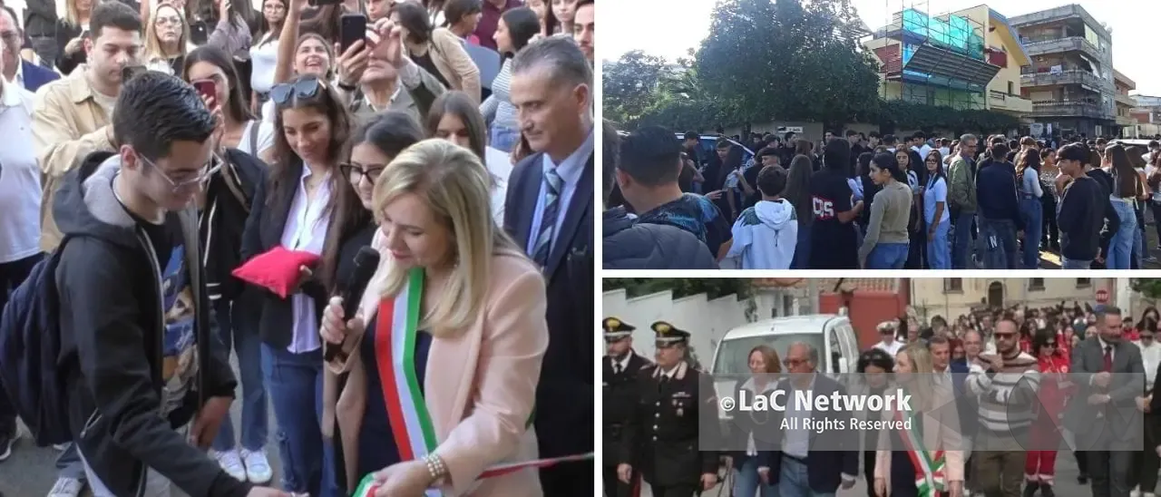 Gioia Tauro, marcia della legalità e taglio del nastro al centro antiviolenza “Rosario Livatino”. Il sindaco: «Esempi di vita»\n\n\n
