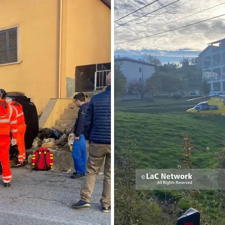 Acri, auto fuori strada: 22enne bloccato nell’abitacolo, sul posto l’elisoccorso e attesi i vigili del fuoco\n